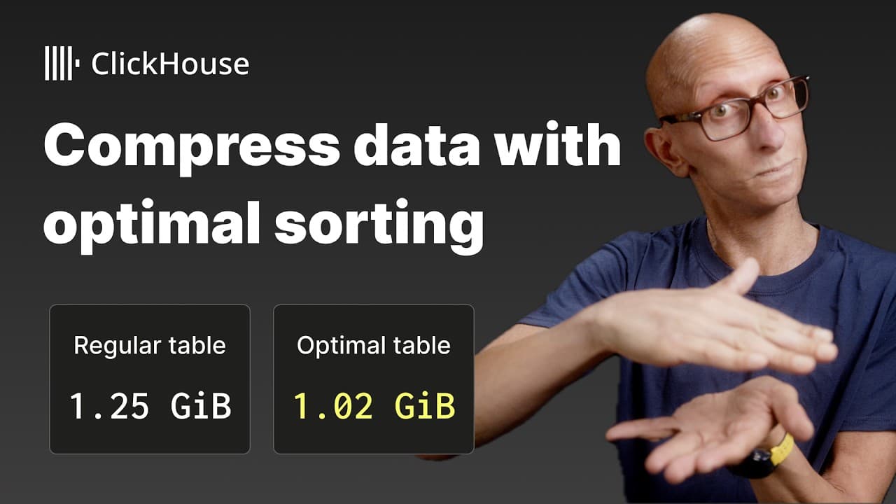 Optimal Table Sorting in ClickHouse