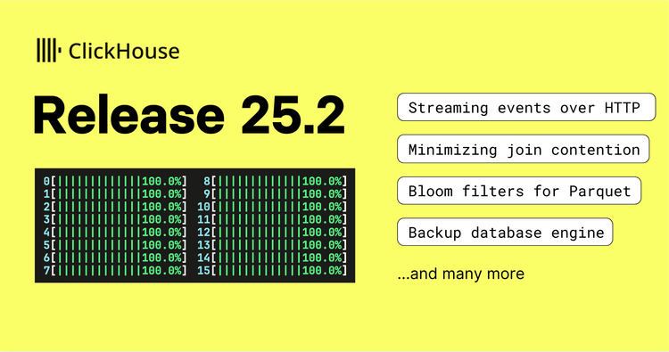 ClickHouse Release 25.2